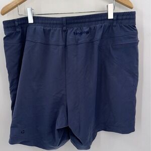 Bird Dogs Shorts Mens XXL 2XL 5" Navy Blue Lined Performance Gym Running Casual